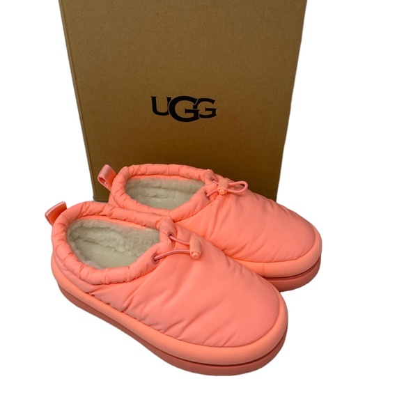 UGG Maxi Clog Pink Winter Boots Textile Wool Women's Size 1130830 SWTHR - Picture 7 of 11